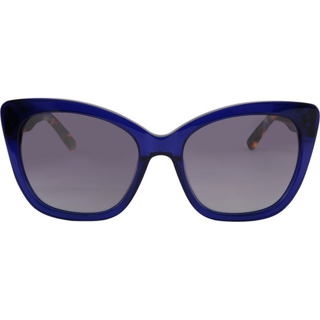 Bill Bass Lucinda - Dark Blue and Demi/Grey Gradient Polarised Lenses