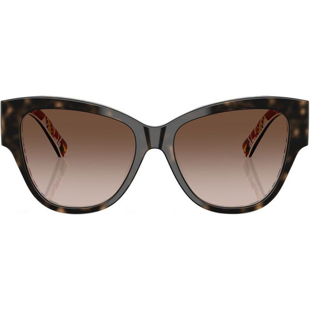 Dolce & Gabbana DG4449 - Havana and White Barrow/Brown Gradient Lenses