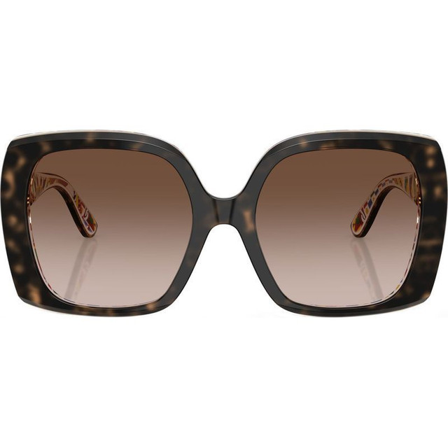 Dolce & Gabbana DG4475 - Havana and White Barrow/Brown Gradient Lenses