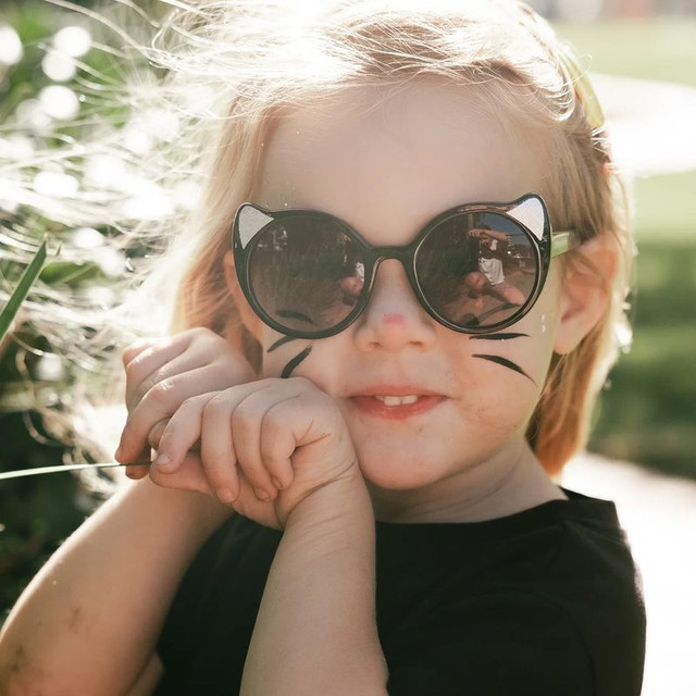 Frankie Ray Kids Tabitha - Black/Smoke Lenses