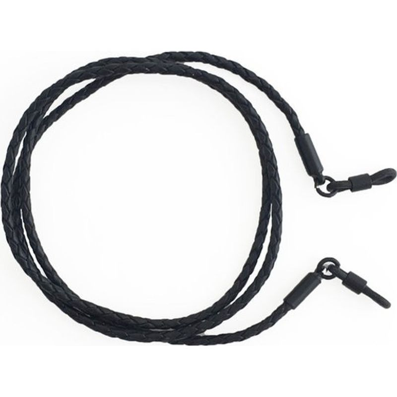 Accessories Leather Woven Cord Black