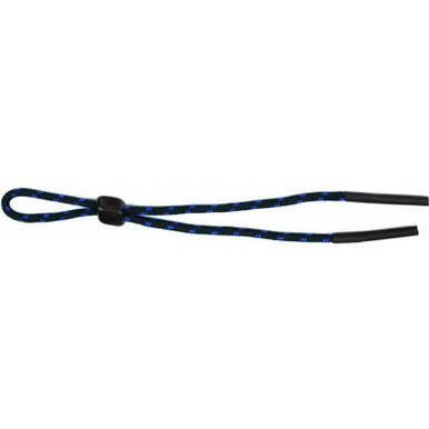 Rubber Tip Cords - Black/Blue