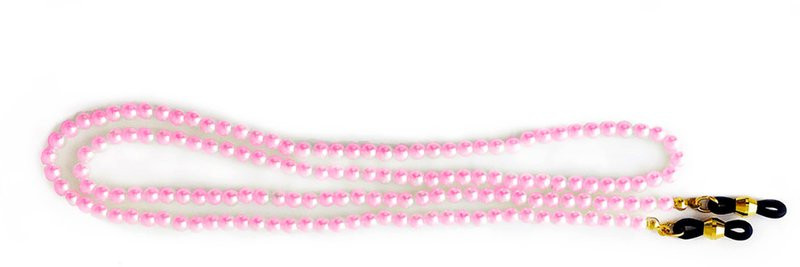 Accessories Simple Pearl Chain Pink