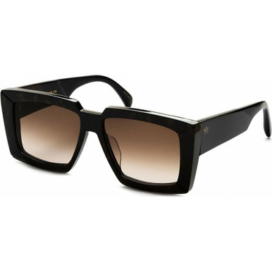 AM Eyewear Rob - African Brown/Brown Gradient Lenses