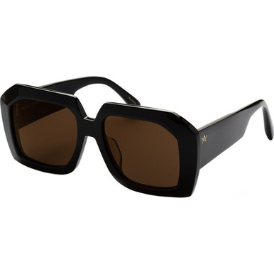 AM Eyewear Maya - Black/Smoke Lenses