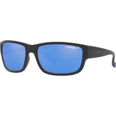 Arnette Bushwick AN4256, Matte Black/Water Mirror Polarised Lenses