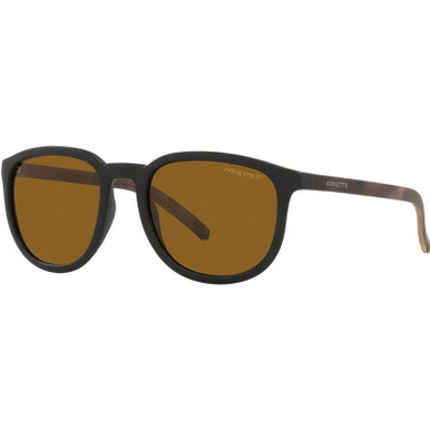 Pykkewyn AN4277 - Matte Black/Brown Polarised Lenses