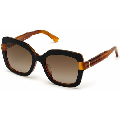 BALLY 0020H - Brown/Brown Gradient Lenses