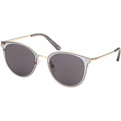 BALLY 0067D - Gold and Purple/Grey Lenses