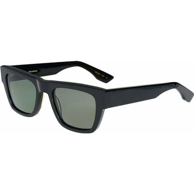 Bask Eyewear Billy - Shiny Black/Grey Polarised Lenses