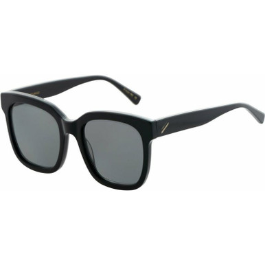 Shiny Black/Grey Polarised Lenses