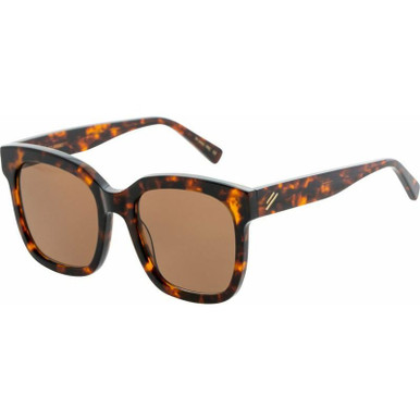 Bask Eyewear Laze - Dark Tort/Brown Polarised Lenses