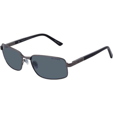 Bill Bass Ollie - Satin Gunmetal/Grey Polarised Lenses