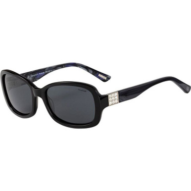 Bill Bass Mel, Black and Blue/Grey Polarised Lenses