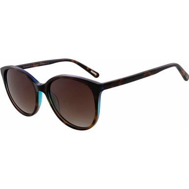 Bill Bass Cordelia - Dark Demi Gradient/Brown Gradient Polarised Lenses