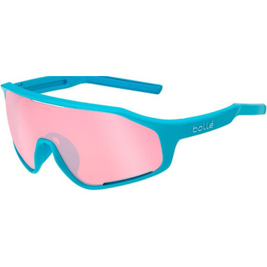 Shifter - Shiny Clear Blue/Phantom Vermillon Gun Photochromic Lenses