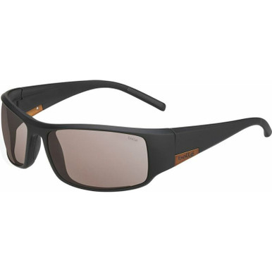 King - Matte Black Metal Brown/Phantom Brown Gun Photochromic Lenses