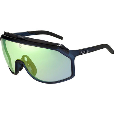 Chronoshield - Matte Crystal Navy/Phantom Clear Green Photochromic Lenses