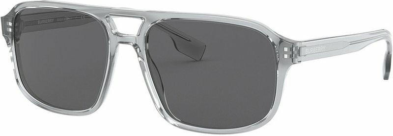 Burberry Translucent Gray Nude Frame Sunglasses with gradient Lenses Burberry BE4470 M (54 - 18) with Grey lenses and Brown frame  main image 4
