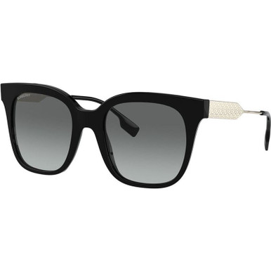 Burberry Evelyn BE4328F - Black/Grey Gradient Lenses