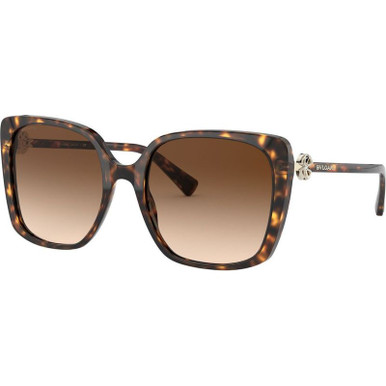 BV8225B - Dark Havana/Brown Gradient Lenses