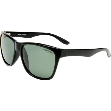 Cancer Council Bondi - Black/Green Polarised Lenses
