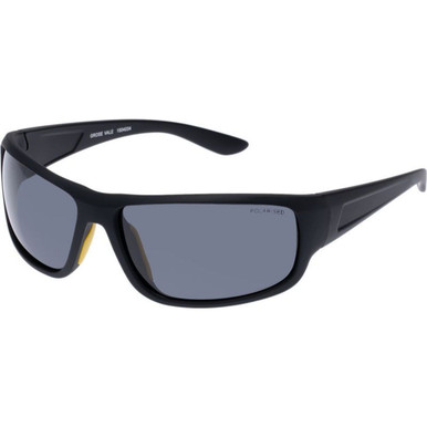 Cancer Council Grose Vale - Black Rubber/Smoke Polarised Lenses