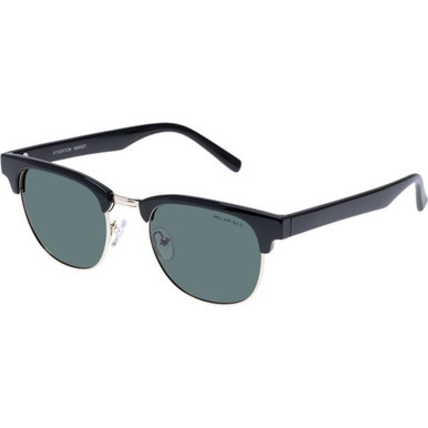 Cancer Council Atherton - Black Gold/Green Polarised Lenses