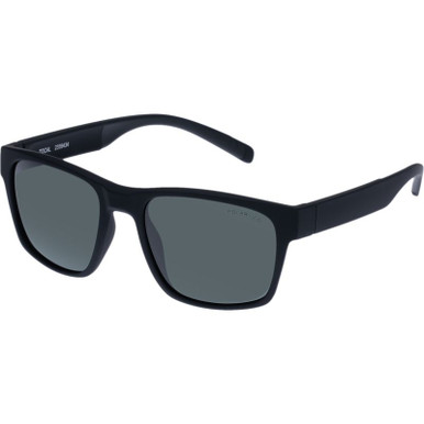 Tocal - Black Rubber/Green Polarised Lenses