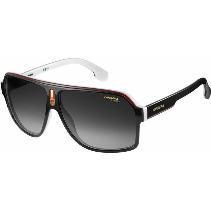 Carrera 27 Polarised Gloss Black White Grey Gradient (80S)