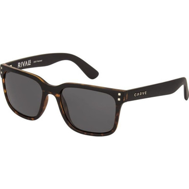 Carve Rivals - Matte Tort and Black/Grey Polarised Lenses