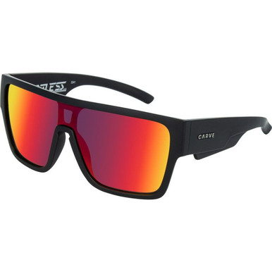 Carve Limitless - Matte Black/Red Mirror Lenses