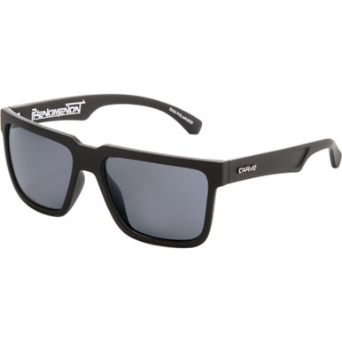 Carve Phenomenon - Matte Black/Grey Polarised Lenses