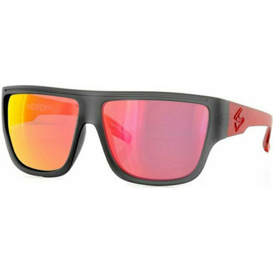 Carve Crew - Black/Red Mirror Polarised Lenses