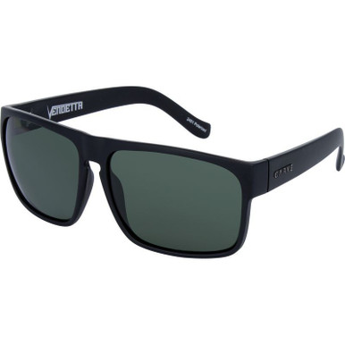 Vendetta - Matte Black/Green Polarised Lenses