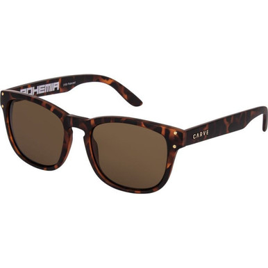 Carve Bohemia - Matte Tort/Brown Polarised Lenses
