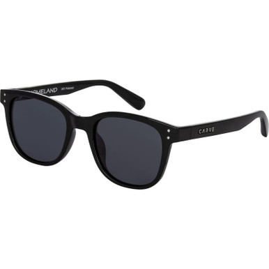 Carve Homeland, Gloss Black/Grey Polarised Lenses