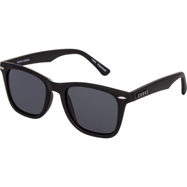 Carve Wow Vision - Matte Black/Grey Polarised Lenses