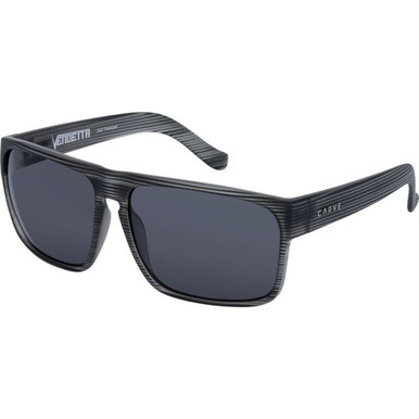 Carve Vendetta - Streaky Translucent Grey/Grey Polarised Lenses