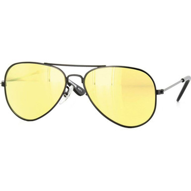 Carve Kids Rockstar - Black/Gold Iridium Lenses