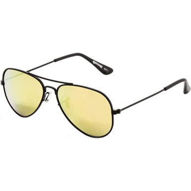 Carve Kids Rockstar - Black/Gold Iridium Lenses