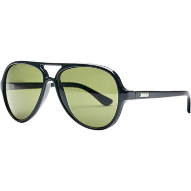 Delete - Gloss Black/Green Polarised Lenses