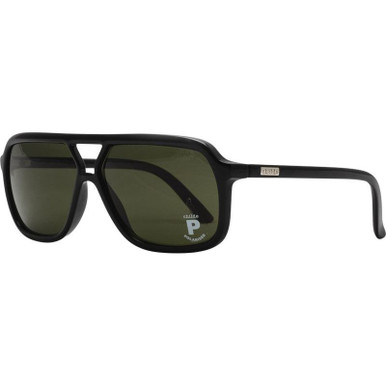 Gloss Black/Green Polarised Lenses