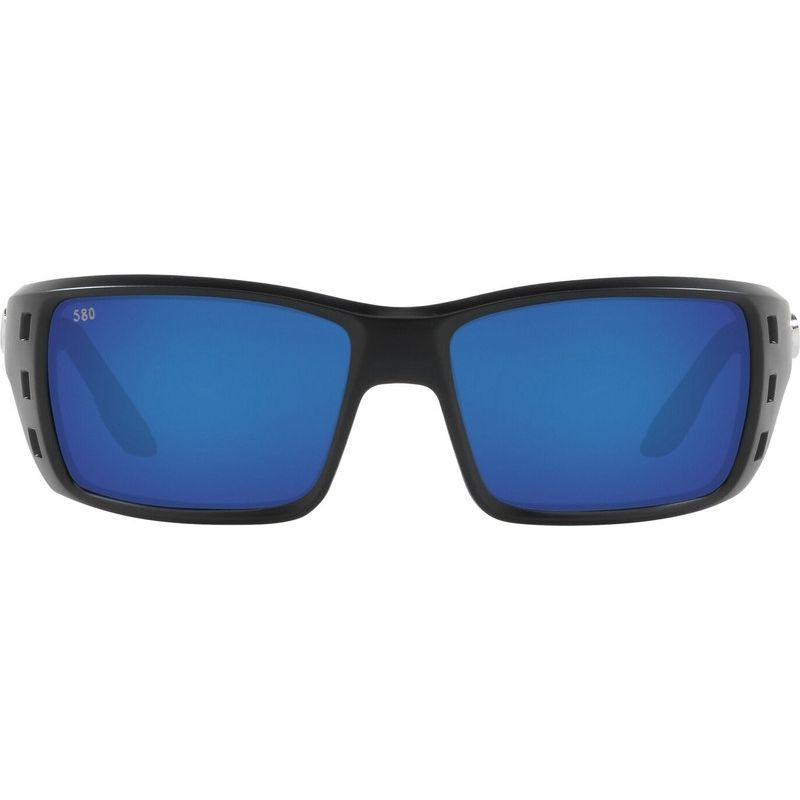 Costa Del Mar Permit Sunglasses - Matte Black - Blue Mirror