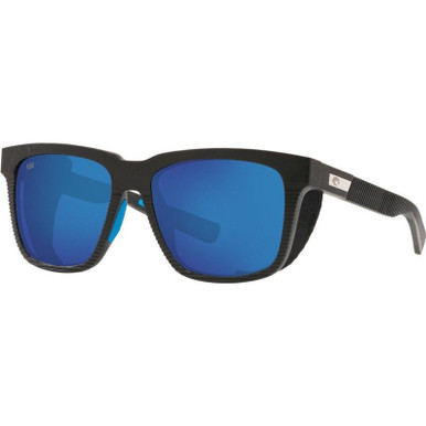 Costa Del Mar Pescador - Net Grey with Side Shields/Blue Mirror Polarised Glass Lenses