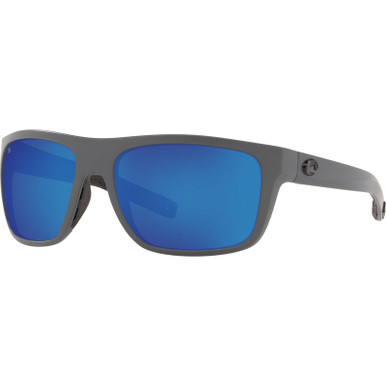 Costa Del Mar Broadbill, Matte Grey/Blue Mirror Polarised Glass Lenses