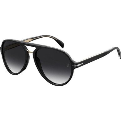 DB 7005/S - Black/Dark Grey Gradient Lenses