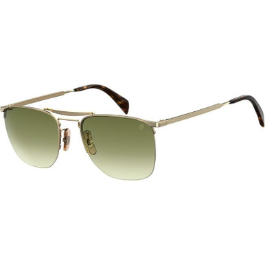 DB 1001/S - Gold/Green Gradient Lenses