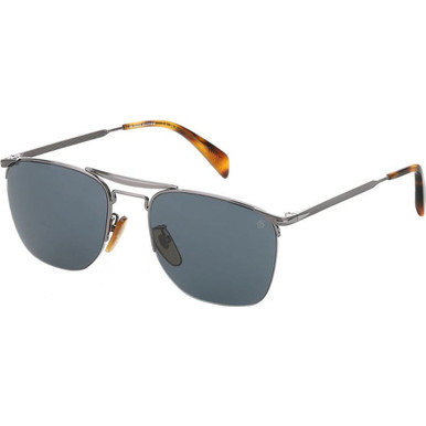 David Beckham DB 1001/S - Dark Ruthenium/Grey Lenses
