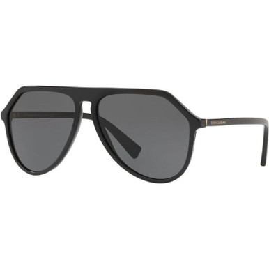 Dolce & Gabbana DG4341 - Black/Grey Lenses